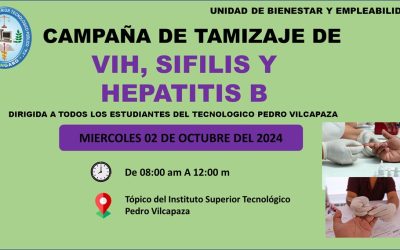 CAMPAÑA DE TAMIZAJE DE VIH,SIFILIS Y HEPATITIS B