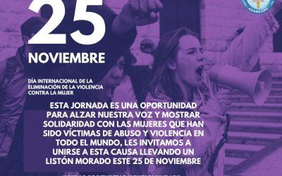 25 De Noviembre Día Internacional de la Eliminación de la Violencia contra la Mujer